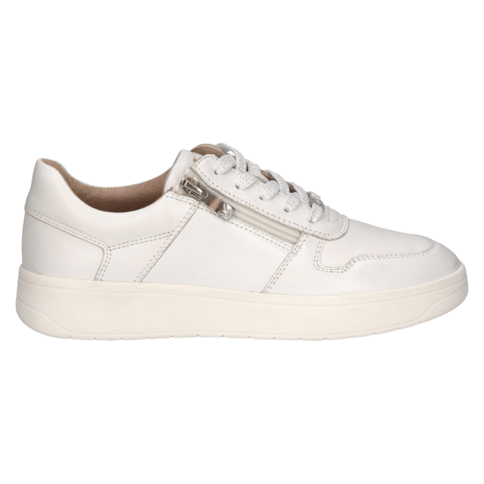 Caprice Sneaker weiß Reißverschluß