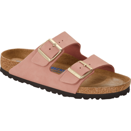 rosa Birkenstock mit doppelter Schnalle