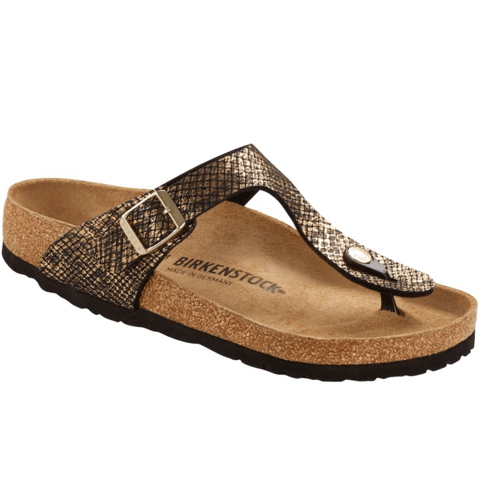 Trendschuh Birkenstock Gizeh mit Animalprint