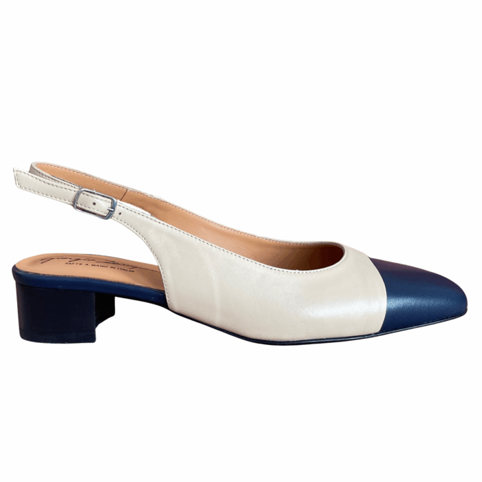 Slingpumps Giorgio Zamponi bicolor