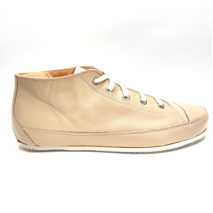 L'Ecologica Sneaker Glattleder beige