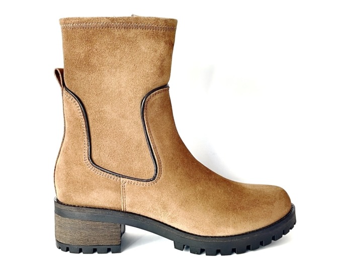 Maca Kitzbühel Stiefelette velours cognac