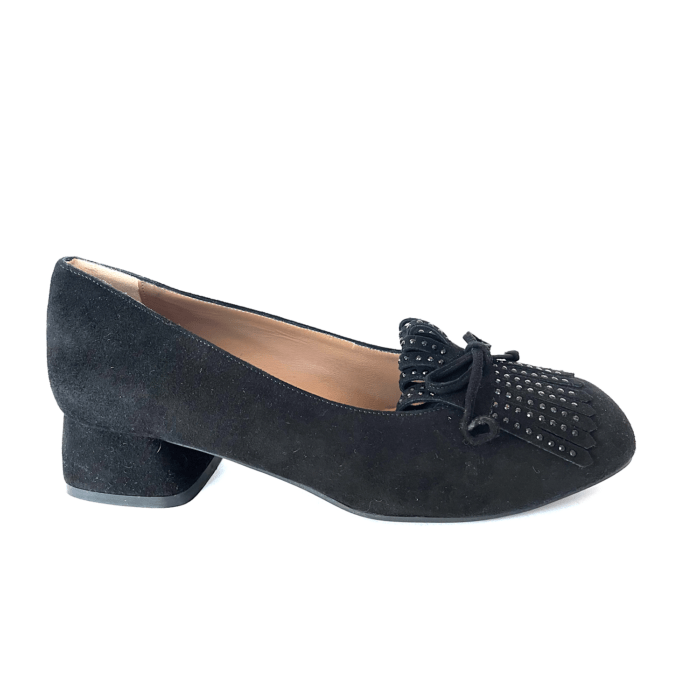 Melluso Slipper schwarz Velours