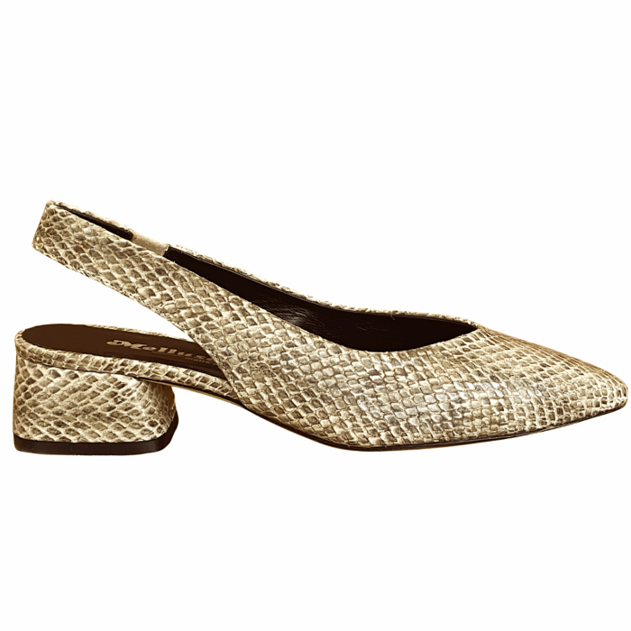 Melluso Slingback Reptiloptik