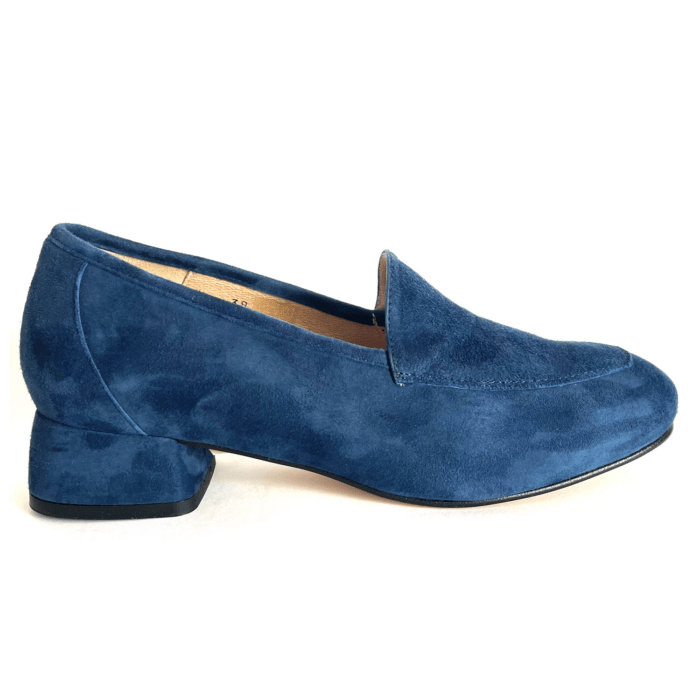 Piesanto Slipper blau Velours
