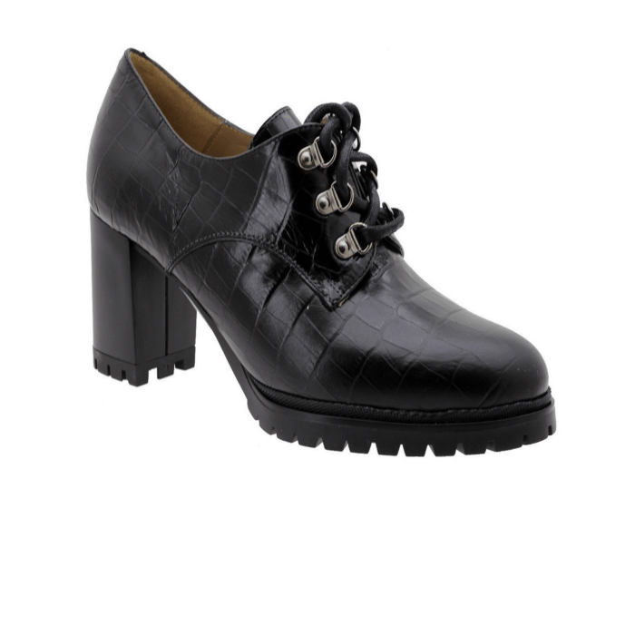 PieSanto Schnürpumps schwarz highheel