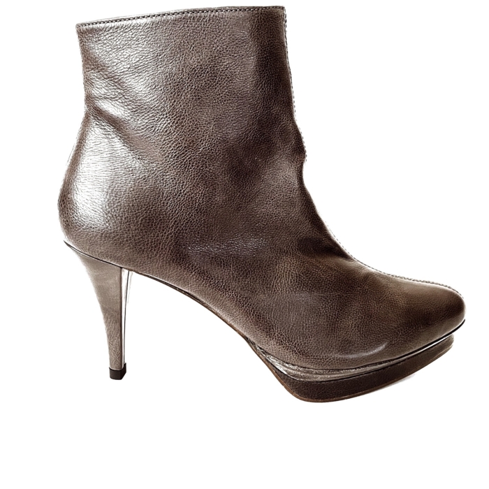 Plateau Stiefelette High Heel