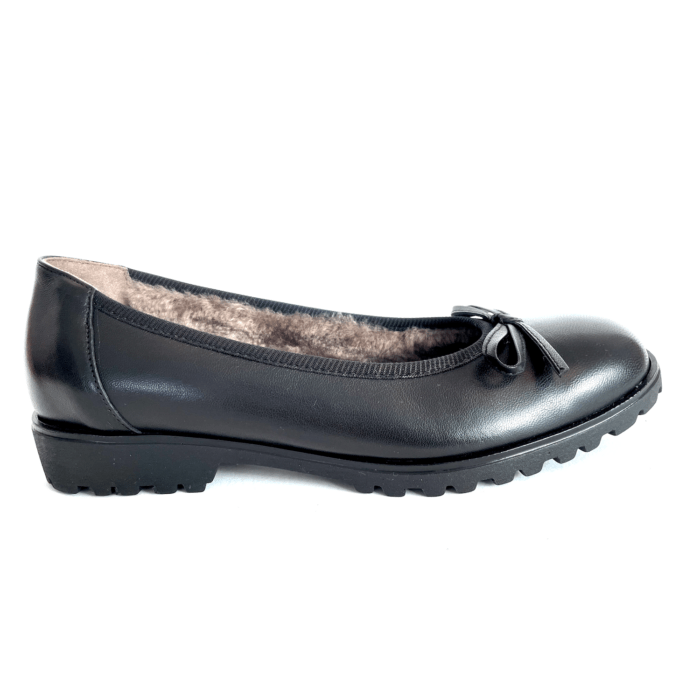 Scolaro Ballerina Nappa schwarz