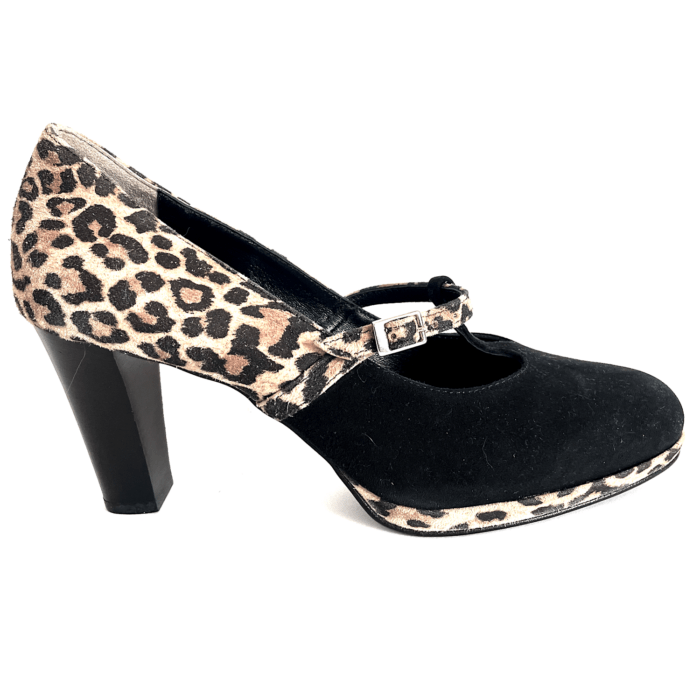 Scolaro Pumps Maryjane Leoprint