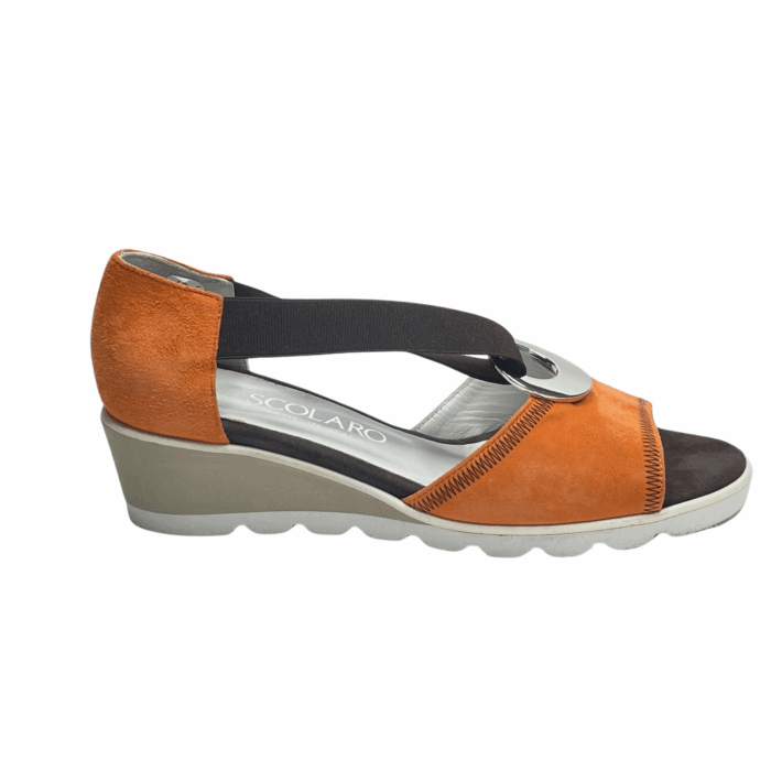 Scolaro Keilsandalette orange