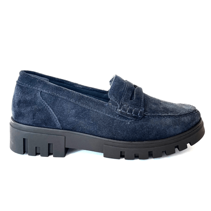 Waldläufer Loafer blau