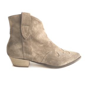 western Stiefeletten wildleder beige