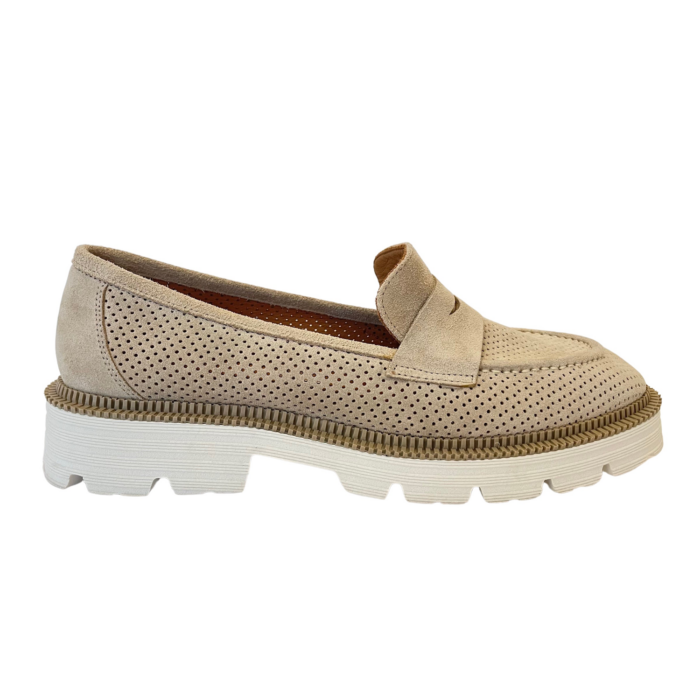 Chunky Loafer sandfarben