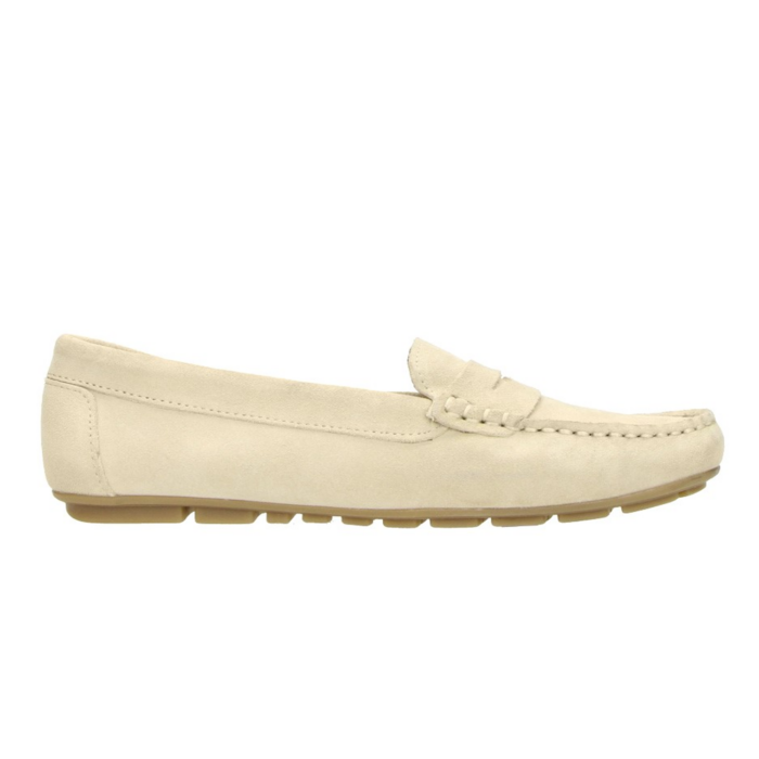Mokassin Velours beige px