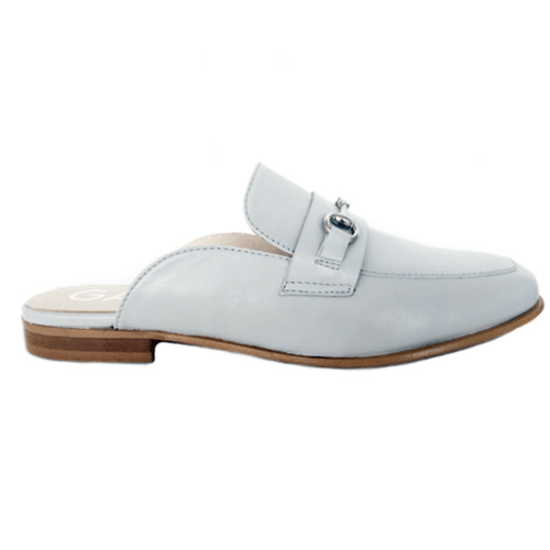 gadea Trendschuh flache pantolette weiss